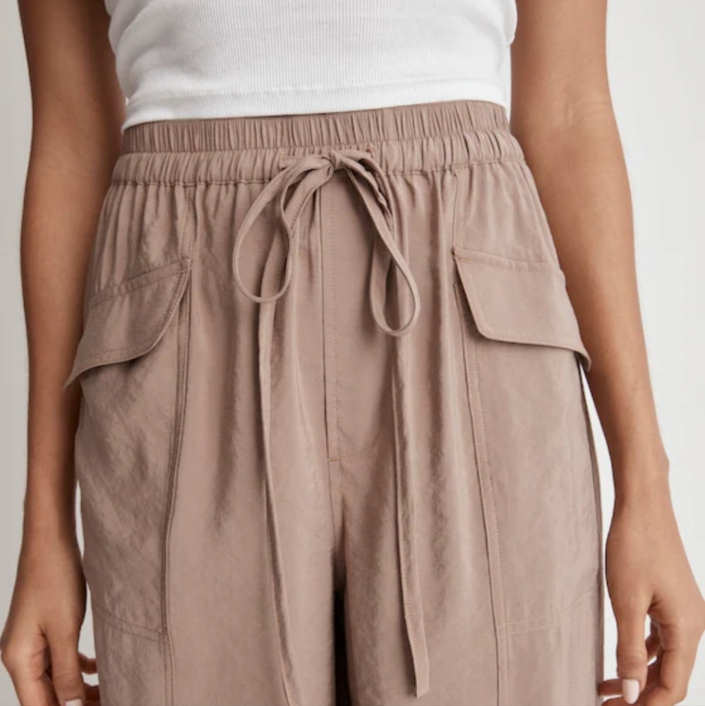 Madewell Straight Cargo Pants in Softdrape - Picture 4 of 13